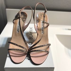 Manila Blahnik Lizard Giglio